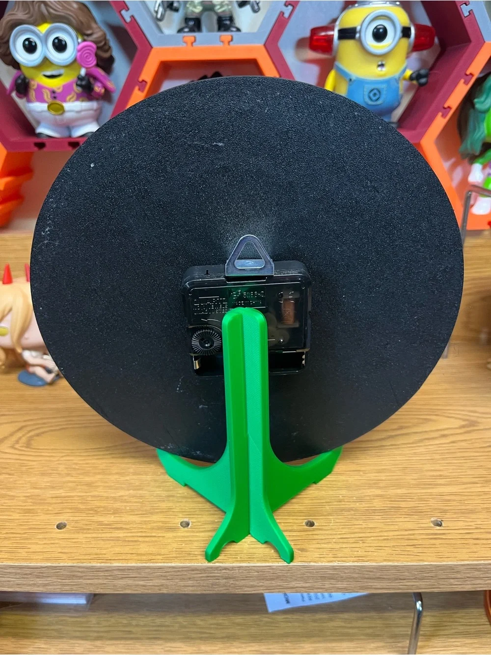 Ghostbusters Logo Wall Clock with Bright Green Hands